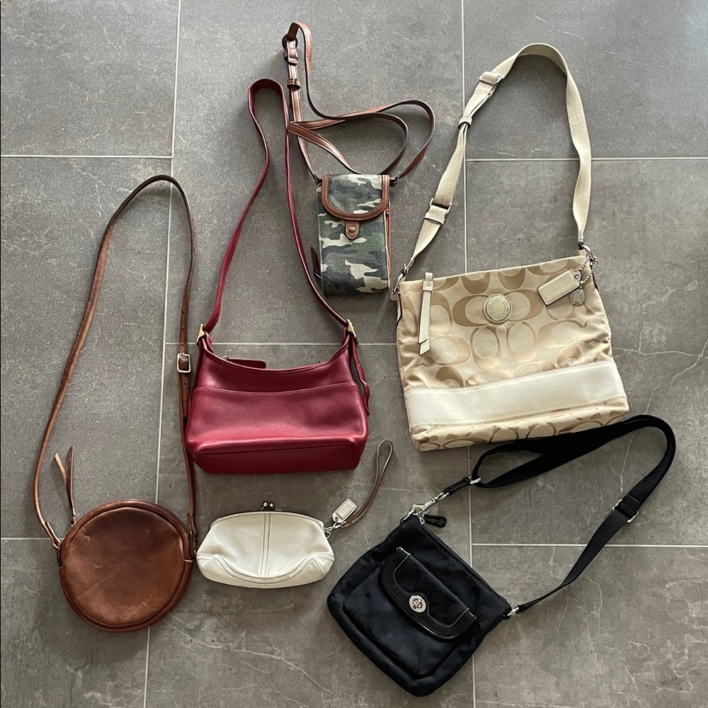 4 piece Bundle Of Authentic Coach Bags and 2 other brand high quality purses